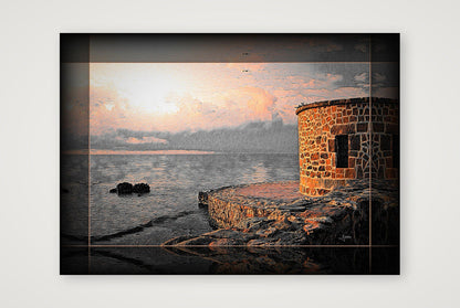 La Mata, Old Pier and Tower (I) — 59×42cm Print only